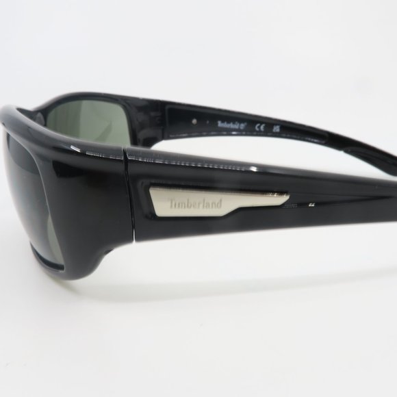TIMBERLAND TB7127 01N 63mm Black/Green Lenses Wrap New Sunglasses. - Picture 8 of 13